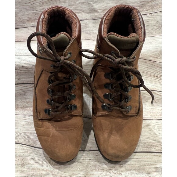 Vintage Dexter Walkmocs Hiking Boots Made In USA Women's Size 8.5 Wide U.S. - Picture 5 of 10